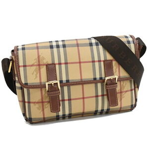 Burberry Crossbody Messenger Bag Beige Tan Brown Nova Check